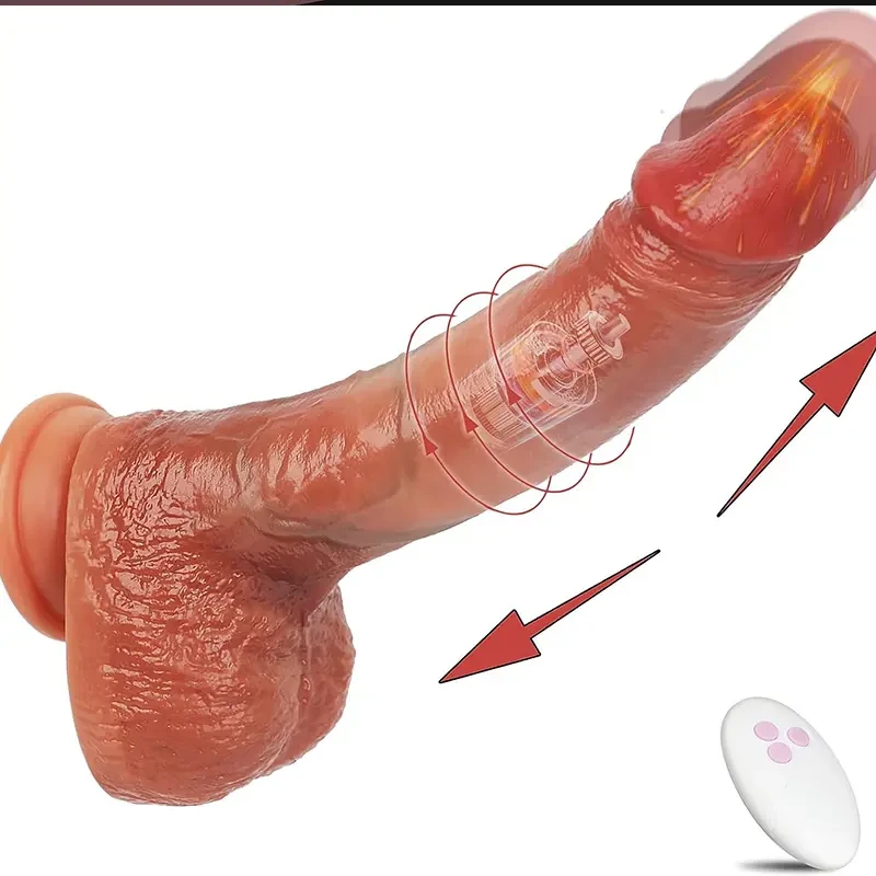 Hercules XL Realistic Dildo - Extra Large Thick Penis for Deep Pleasure & Stress Relief - Lifelike Textured Adult Toy for Intense Solo or Couples Play
