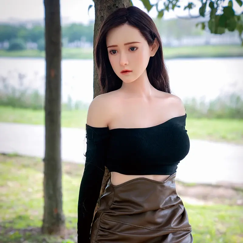Can be inserted into jelly chest solid silicone doll bed sex wife male masturbator